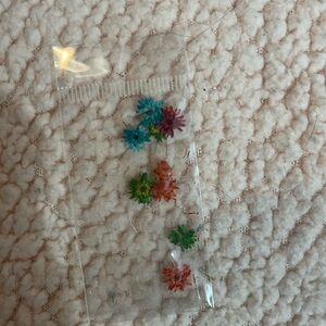 Colorful Floral Nail Art Decorations